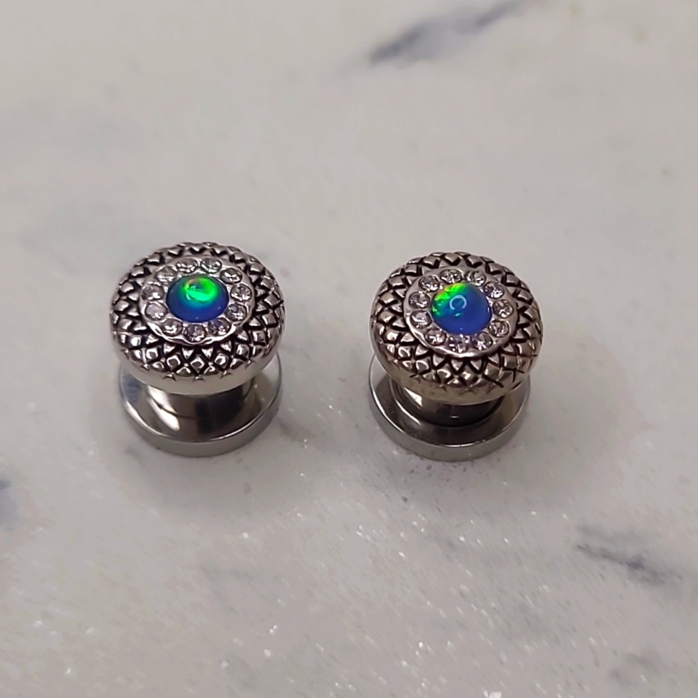 **2/$20** Blue Crystal Spacers